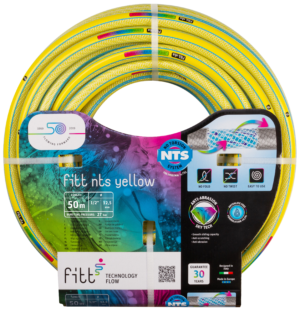 Fitt NTS Yellow vattenslang 9bar 1/2"Ã50mtr